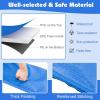 Giantex 8Ft 10Ft 12Ft 14Ft 15Ft 16Ft Trampoline Pad, Tear-Resistant Edge Cover Springs Protection Pad, All Weather Replacement Trampoline Safety Pad(Rainbow)