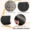 Giantex 96-Gallon Outdoor Storage Box – PE Wicker Deck Box with Lid, 4 Wheels, Waterproof Liner, outside Rattan Storage Container for Patio Cushions, Garden Tools Accessories Storage Box (Mix Brown)(Mix Grey)