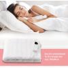 Giantex Electric Heated Mattress Pad, Heating Bed Topper with Low-Voltage, Five Modes Temper Control and Timer, Fast Heating, Detachable Connector, Warmer Bed Toppers Twin Size Heating Mattress Pad