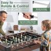 Giantex Foosball Table Adult Size – 54″ Foosball Table Full Size with 2 Balls, Wood Football Table, Arcade Soccer Table Game for Kids Adults, Game Room, Home, Office, Party