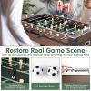 Giantex Foosball Table Adult Size – 54″ Foosball Table Full Size with 2 Balls, Wood Football Table, Arcade Soccer Table Game for Kids Adults, Game Room, Home, Office, Party