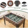 Giantex Foosball Table Adult Size – 54″ Foosball Table Full Size with 2 Balls, Wood Football Table, Arcade Soccer Table Game for Kids Adults, Game Room, Home, Office, Party