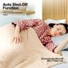 Giantex Heated Blanket Electric Throw – Double-Sided Electric Blanket with 5 Heat Settings, 3-Hour Auto Shut Off, Flannel & Cashmere Throw Blanket, Machine Washable, 50” x 60”, Heating Blanket (Beige)