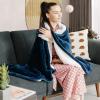 Giantex Heated Blanket Electric Throw – Double-Sided Electric Blanket with 5 Heat Settings, 3-Hour Auto Shut Off, Flannel & Cashmere Throw Blanket, Machine Washable, 50” x 60”, Heating Blanket (Blue)
