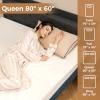 Giantex Heated Mattress Pad King, Electric Mattress Cover w/Dual Control, 9 Heat Settings, 9H Timer, Overheat Protection, Heating Bed Toppers Fit up to 10″ Deep Pocket, Machine Washable Bed Warmer(Queen)