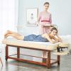 Giantex Massage Table Warmer, Heated Mattress Pad, Electric Heating Pad with 5 Heat Settings, 12 Ft Cord and Overheat Protection, Digital Timer, 71 x 30 Inches Massage Bed Warmer for Spa Table, White