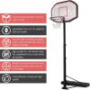 Giantex Portable Basketball Hoop 10 Ft, Adjustable Height 6.5-10 Ft, 43 Inch Backboard Basketball Goal, Suit for Court, Driveway, Garage, Indoor Outdoor Basketball Hoop for Kids, Youth, Junior