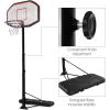 Giantex Portable Basketball Hoop 10 Ft, Adjustable Height 6.5-10 Ft, 43 Inch Backboard Basketball Goal, Suit for Court, Driveway, Garage, Indoor Outdoor Basketball Hoop for Kids, Youth, Junior