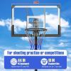 Giantex Portable Basketball Hoop Outdoor – 4.9-10 FT Quickly Height Adjustable Basketball Goal System w/ 44 Inch Shatterproof Backboard, Basketball Hoop Indoor for Adults, Backyard, Driveway, Pool