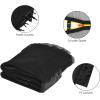 Giantex Trampoline Enclosure Net Only with Zipper & Buckle, Perfect Visibility and Tear&Weather-Resistant 12FT 14FT 15FT 16FT Trampoline Replacement Safety Enclosure Net (for 14FT 8 Poles)