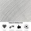 Giantex Trampoline Enclosure Net Only with Zipper & Buckle, Perfect Visibility and Tear&Weather-Resistant 12FT 14FT 15FT 16FT Trampoline Replacement Safety Enclosure Net(14FT 8 Poles)
