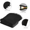 Giantex Trampoline Enclosure Net Only with Zipper & Buckle, Perfect Visibility and Tear&Weather-Resistant 12FT 14FT 15FT 16FT Trampoline Replacement Safety Enclosure Net(15FT 6 Poles)