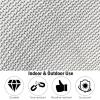 Giantex Trampoline Enclosure Net Only with Zipper & Buckle, Perfect Visibility and Tear&Weather-Resistant 12FT 14FT 15FT 16FT Trampoline Replacement Safety Enclosure Net(15FT 6 Poles)