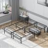 Giantex 14 Inch Foldable Metal Platform Bed Frame, Tool-Free Assemble, Heavy Duty Folding Bed Frame w/Steel Slat & Underbed Storage, Mattress Foundation, No Box Spring Needed(Queen)