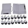 Giantex 4 PCS Wheel Dollies, 4 X 3″ Set Wheel Dollies, Vehicle Moving Tool, Car Auto Repair Tools, Gray