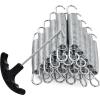 Giantex 7″ Heavy-Duty Galvanized Trampoline Springs, Steel Wire Spring Replacement Kit, High Tensile Durable Trampoline Parts, Spray-Painted Springs, 20pcs/40pcs