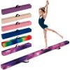 Giantex 7FT/8FT/9FT Balance Beam, Folding Gymnastics Beam w/Carry Handles, Floor Foam Gymnastics Equipment for Kids, Non Slip Rubber Base for Exercise, Practice & Professional Home Training(Magic Star-Purple)