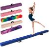 Giantex 7FT/8FT/9FT Balance Beam, Folding Gymnastics Beam w/Carry Handles, Floor Foam Gymnastics Equipment for Kids, Non Slip Rubber Base for Exercise, Practice & Professional Home Training(Blue)