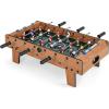 Giantex Foosball Table, 27in Mini Football Table Game w/ 2 Footballs,Score Keepers, Wood Soccer Table Top for Kids, Family Night, Parties, Game Rooms