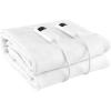 Giantex Heated Mattress Pad King, Electric Mattress Cover w/Dual Control, 9 Heat Settings, 9H Timer, Overheat Protection, Heating Bed Toppers Fit up to 10″ Deep Pocket, Machine Washable Bed Warmer(Full)