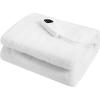 Giantex Massage Table Warmer, Heated Mattress Pad, Electric Heating Pad with 5 Heat Settings, 12 Ft Cord and Overheat Protection, Digital Timer, 71 x 30 Inches Massage Bed Warmer for Spa Table, White
