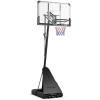 Giantex Portable Basketball Hoop Outdoor – 4.9-10 FT Quickly Height Adjustable Basketball Goal System w/ 44 Inch Shatterproof Backboard, Basketball Hoop Indoor for Adults, Backyard, Driveway, Pool