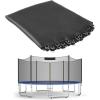 Giantex Replacement Trampoline Mat, High-Elastic PP Weather-Resistant Mat Fits 8 10 12 14 16ft Round Frame, Spring Not Included(12Ft w/ 72 V-Hooks 5.5” Spring)