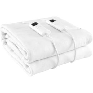 Giantex Heated Mattress Pad King, Electric Mattress Cover w/Dual Control, 9 Heat Settings, 9H Timer, Overheat Protection, Heating Bed Toppers Fit up to 10″ Deep Pocket, Machine Washable Bed Warmer(Full)