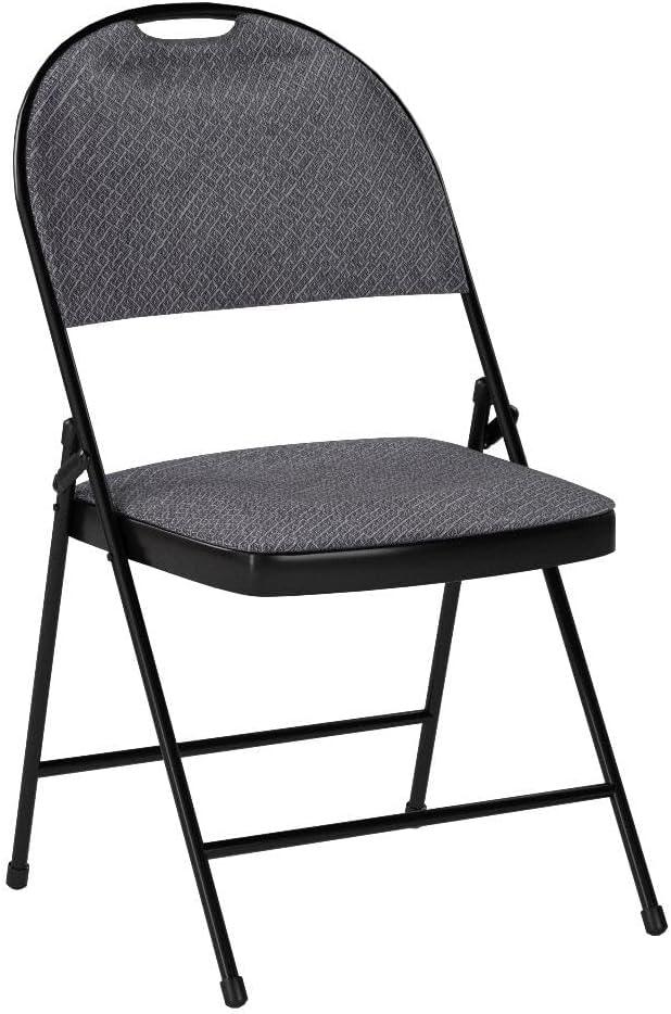 image:imageGiantex 6Pcs Folding Chairs Set Foldable Dining Chairs with Upholstered Seat NonSlip Footpads Commercial Guest Chairs Pack of 6 Waiting Room Chair for Events Office Wedding Party Kitchen GreyGrey