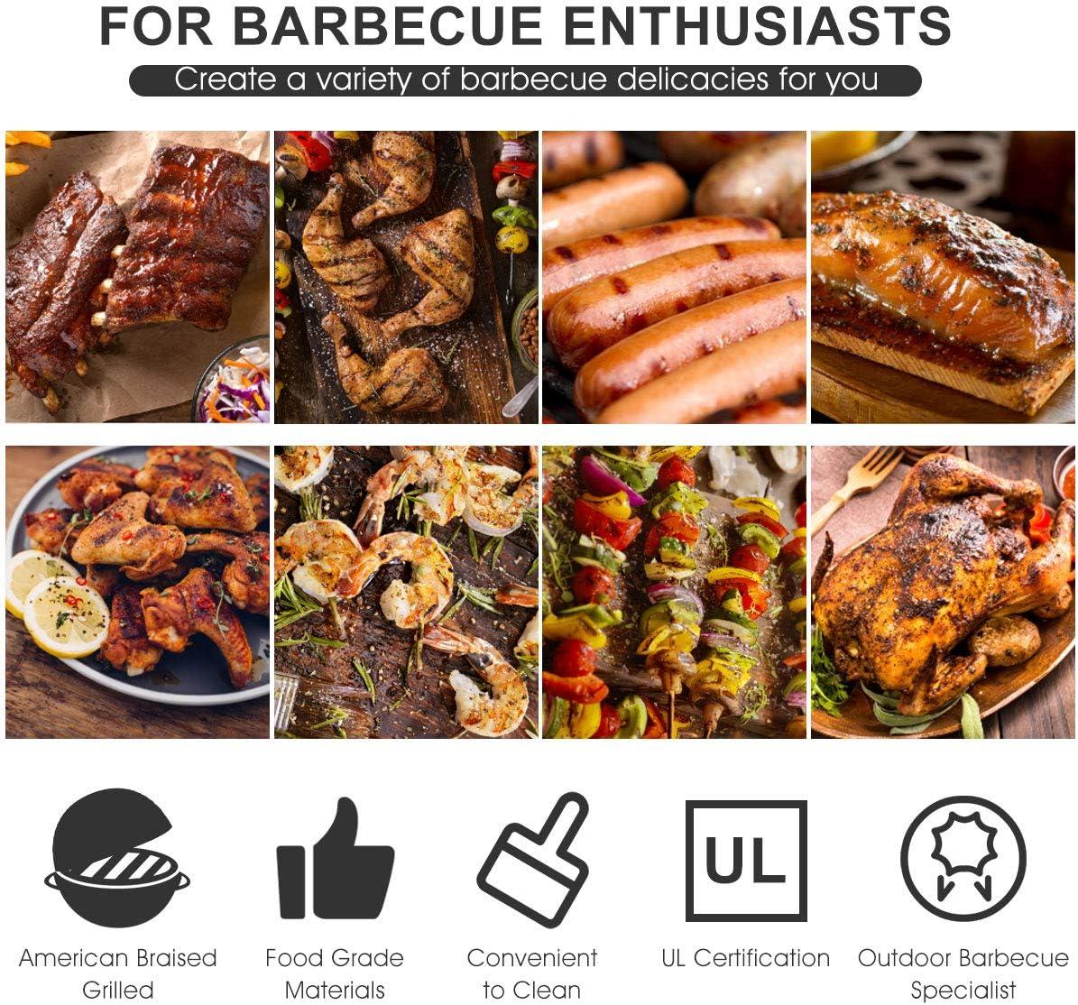 image:imageGiantex Electric Grill Indoor Outdoor Nonstick Grill Griddle Plate 3 Cooking Zones Temperature Control Drip Tray 1350W 200sqin BBQ Grill for Balcony Apartments Backyard Party Camping BlackBlack