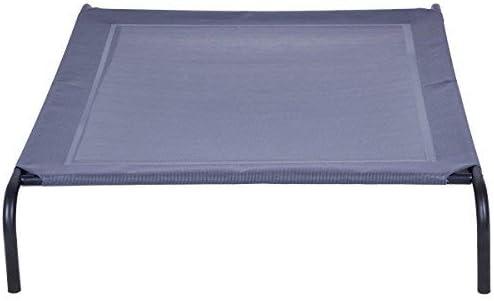 image:imageGiantex Elevated Pet Bed for Medium Large Dogs Keep Pets Cool Portable Raised Pet Cot Indoor Outdoor Camping Waterproof Breathable Mat Steel Frame Easy Assembly LargeXLarge