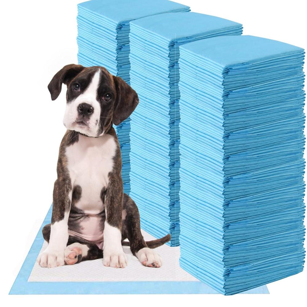 image:imageGiantex Puppy Pee Pads 200 Count 24x24 Dog Potty Pads Powerful Absorbency 5Layer Design LeakProof Disposable Pet Piddle Training Pad for Dogs Doggie Cats Rabbits36x24