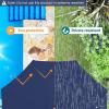 Giantex 10FT Patio Umbrella, Outdoor Table Market Umbrella with 8 Bamboo Ribs, Pulley Lift and Ventilation Hole, Outdoor Sunshade Umbrella for Poolside Backyard Beach(Navy)