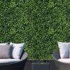 Giantex 12PCS 20x20inch Artificial Boxwood Panels, 33.3 Square Feet Faux Greenery Wall Privacy Hedge Screen for Wedding Decorations Fence Backdrop, Outdoor Patio Garden Topiary Hedge Protective Screen(Green Boxwood)