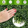 Giantex 12PCS 20x20inch Artificial Boxwood Panels, 33.3 Square Feet Faux Greenery Wall Privacy Hedge Screen for Wedding Decorations Fence Backdrop, Outdoor Patio Garden Topiary Hedge Protective Screen(Green Boxwood)