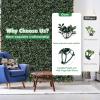 Giantex 12PCS 20x20inch Artificial Boxwood Panels, 33.3 Square Feet Faux Greenery Wall Privacy Hedge Screen for Wedding Decorations Fence Backdrop, Outdoor Patio Garden Topiary Hedge Protective Screen(Green Peanut Leaves)