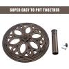 Giantex 18″ Round Umbrella Base Stand 23Lbs Cast Iron Market Patio Outdoor Deck Porch Lawn Garden Heavy Duty Patio Umbrella Base Stand