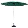 Giantex 30lbs Patio Market Umbrella Base, Heavy Duty Outdoor Stand, Cast Iron Umbrella Holder for Garden Beach, Classic Round Umbrella Standing Deck Porch