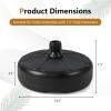 Giantex 40lbs Fillable Umbrella Base, Water and Sand Filled Umbrella Stand, Fits 1.5″ Patio Umbrella Pole, Round HDPE Weighted Market Table Umbrella Holder for Outdoor Deck Garden (14.5 inch)