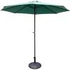 Giantex 43lbs Patio Market Umbrella Base, Heavy Duty Outdoor Stand, Cast Iron Umbrella Holder for Garden Beach, Classic Round Umbrella Standing Deck Porch