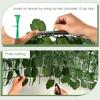 Giantex 4PCS Artificial Ivy Privacy Fence Screen, 118″ x 39.4″ Artificial Hedges Fence Faux Ivy Vine Greenery Wall, Outdoor Privacy Fence Covering for Yard Garden Patio Decoration, Dark Green)(Dark Green)