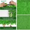 Giantex 4PCS Artificial Ivy Privacy Fence Screen, 118″ x 39.4″ Artificial Hedges Fence Faux Ivy Vine Greenery Wall, Outdoor Privacy Fence Covering for Yard Garden Patio Decoration, Dark Green)(Green)