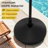 Giantex 75lbs Fillable Umbrella Base, 20 inch Water and Sand Filled Umbrella Stand, Fit 1.5″-1.9″ Umbrella Pole, HDPE Weighted Market Table Umbrella Holder for Outdoor Deck Garden Poolside(55.0 Pounds)