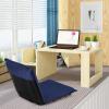 Giantex Adjustable Mesh Floor Sofa Chair, 6-Position Multi-Angle Padded Floor Chair, Cushioned Back Support Versatile, Video Game Chairs for Meditation Seminars Reading TV Watching or Gaming(Navy)