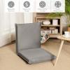 Giantex Adjustable Mesh Floor Sofa Chair, 6-Position Multi-Angle Padded Floor Chair, Cushioned Back Support Versatile, Video Game Chairs for Meditation Seminars Reading TV Watching or Gaming(Grey)
