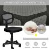 Giantex Armless Desk Chair, Low-Back Computer Chair Ergonomic Small Task Chair with Adjustable Height, Y-Shaped Support for Adults Teens Kids, 360° Swivel Office Chair (Blue)(Black)