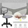 Giantex Armless Desk Chair, Low-Back Computer Chair Ergonomic Small Task Chair with Adjustable Height, Y-Shaped Support for Adults Teens Kids, 360° Swivel Office Chair (Blue)(Grey)