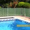 Giantex Artificial Faux Ivy Privacy Fence, 118″x59″ Artificial Hedge Faux Ivy Vine Leaf Greenery Wall Screen, Decorative Trellis Fence Covering for Outdoor Porch Garden Patio(95″x40″)
