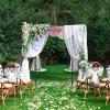 Giantex Birdcage Shape Garden Arbor, 8.4ft High x 7ft Wide, Metal Gazebo Arch Pergola Pavilion for Climbing Plants Party Wedding Ceremony Decor Outdoor, 16 Ground Stakes, Easy Assembly (Bronze)(Bronze)