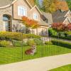 Giantex Decorative Garden Fence 5 Pack, 39”(H) x 14.5ft (L) Rustproof Metal Wire Border Outdoor Animal Barrier, No Dig Fencing Flower Bed Edging Fence for Yard Patio Landscape Decor